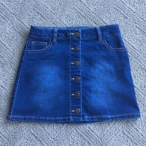 Cat and Jack super stretchy girls jean skirt!